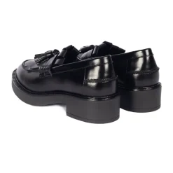 Best Chunky Penny Loafer med Frynser og Kvastdetalje Dame Loafers