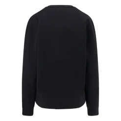 Discount Crew-neck Sweater med Cassandre Broderi Dame Sweatshirts
