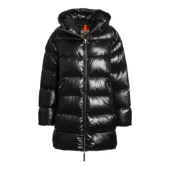 Outlet dunjakke med hætte Dame Jakker