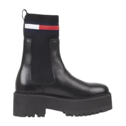 Outlet Flatform Chelsea Sock Ankelstøvler Dame Chelsea Boots