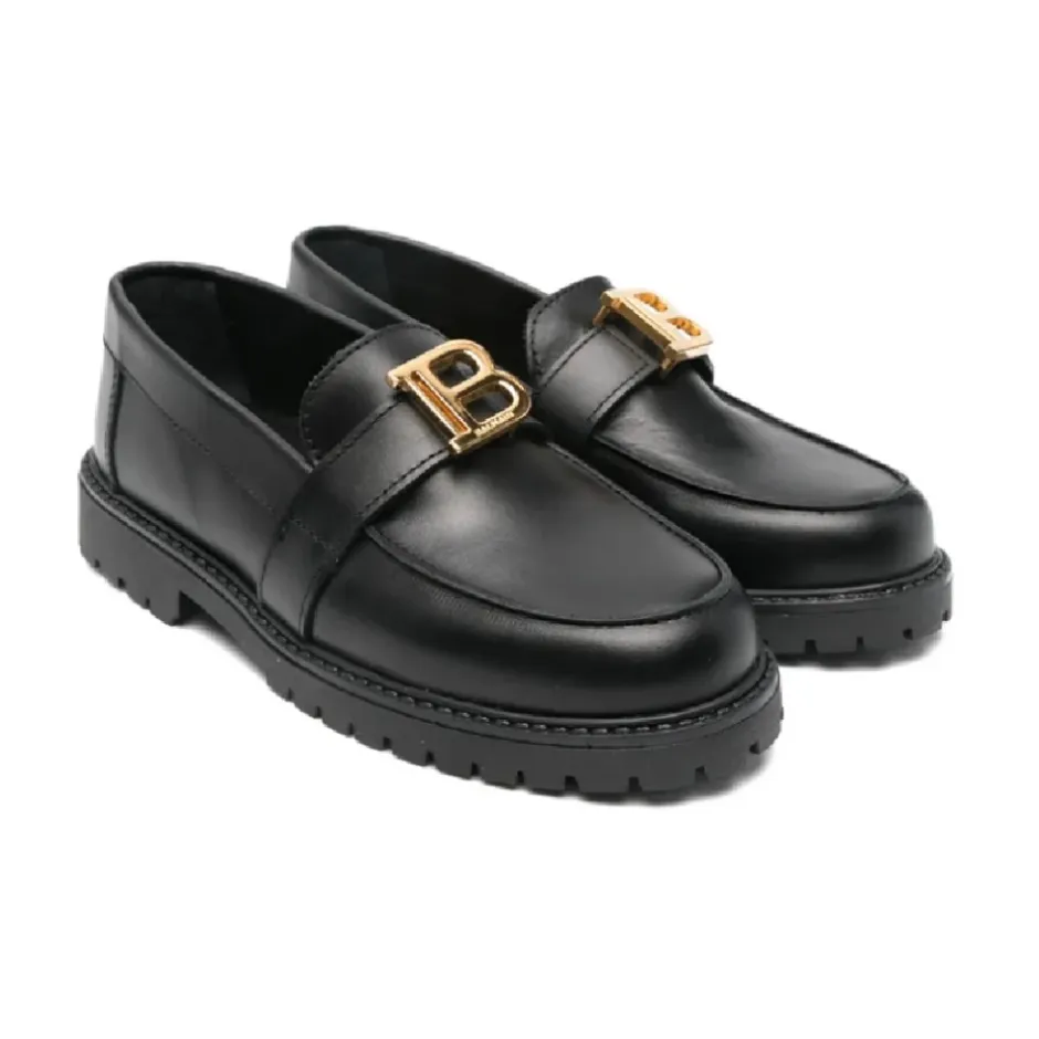 New Guld Loafer Sko Stilfuld Børn Pæne Sko