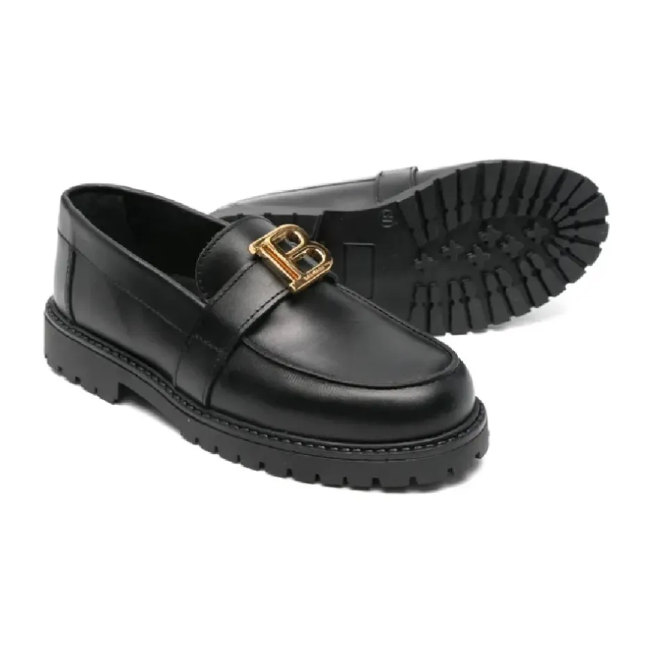 New Guld Loafer Sko Stilfuld Børn Pæne Sko