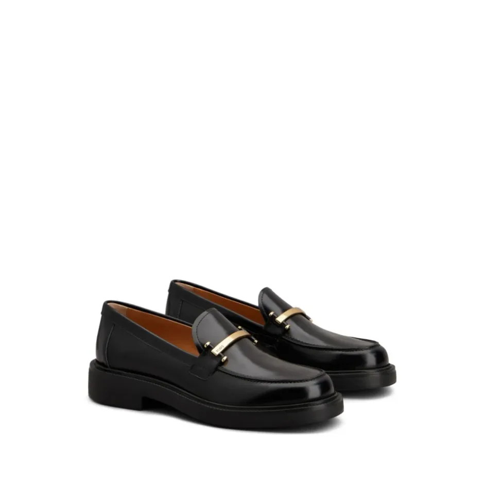Online Horsebit Loafers Kalveskind Læder Dame Loafers