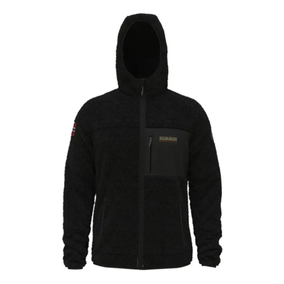 New hættetrøje med lynlås og logo Fleece