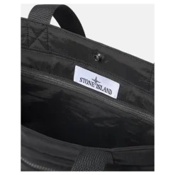 Online Iridescent Nylon Metal Tote Taske Dame Indkøbstasker