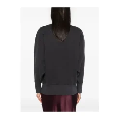 Jersey Sweatshirt med Logo Print Dame Sweatshirts