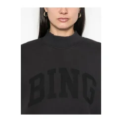 Jersey Sweatshirt med Logo Print Dame Sweatshirts