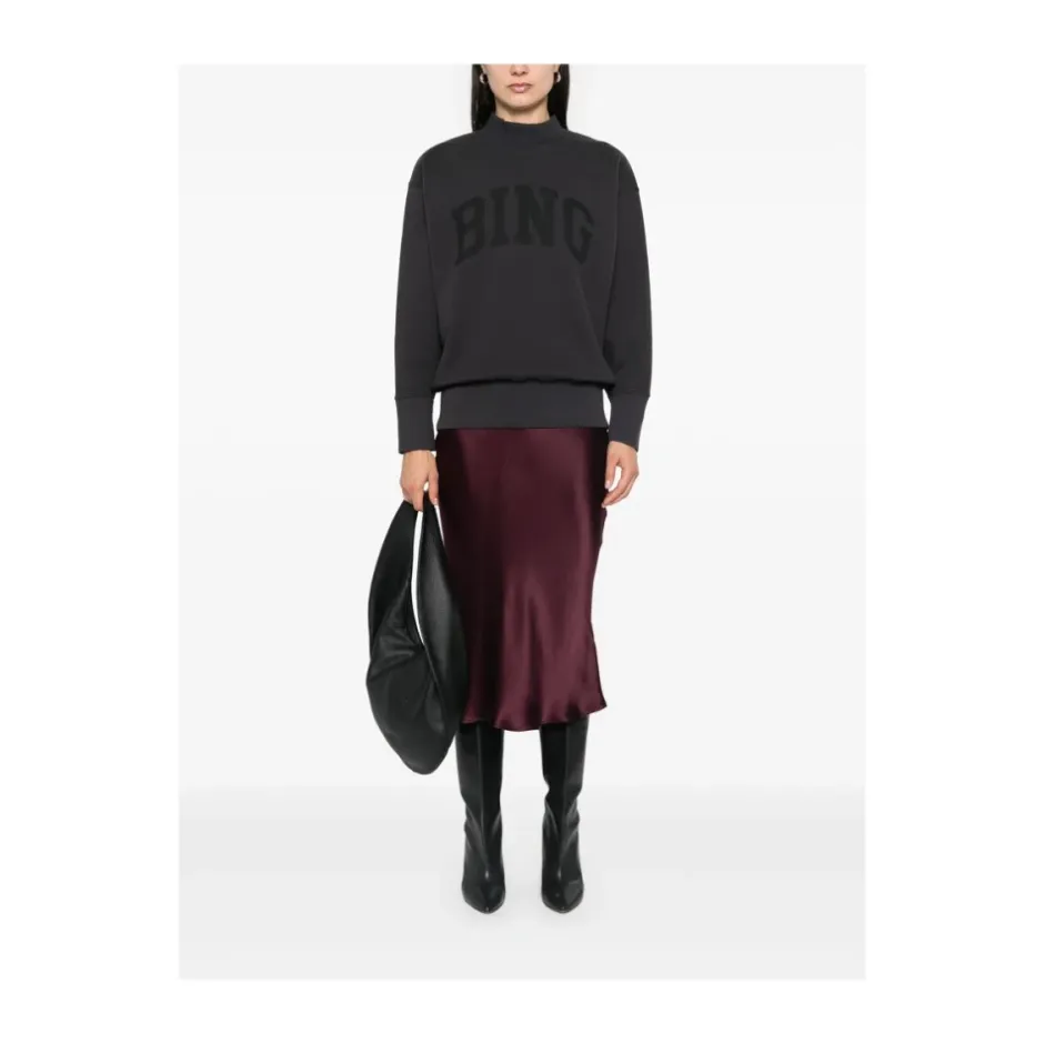 Jersey Sweatshirt med Logo Print Dame Sweatshirts