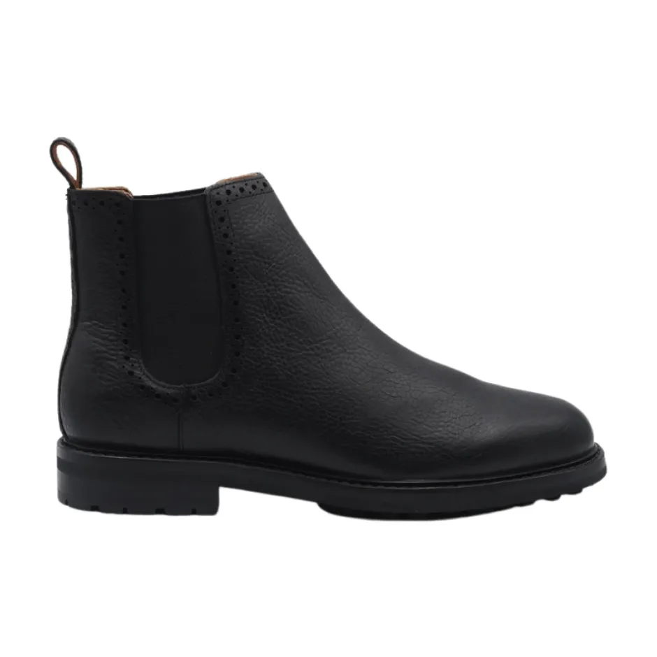Discount Læder Ankelstøvle Chelsea Boots