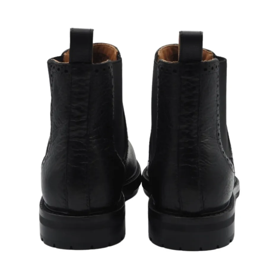 Discount Læder Ankelstøvle Chelsea Boots
