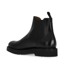 Clearance Læder Ankelstøvler med Elastikbånd Chelsea Boots