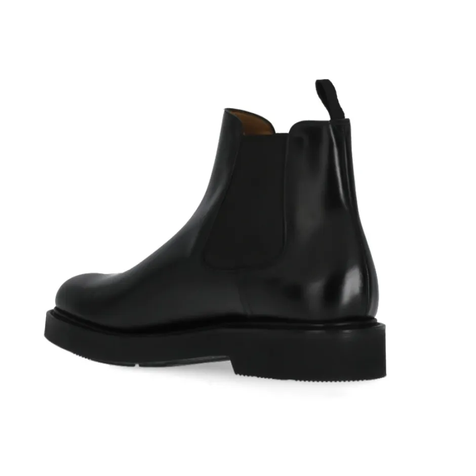 Clearance Læder Ankelstøvler med Elastikbånd Chelsea Boots
