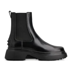 Online Læder Ankelstøvler Stilfuld Dame Chelsea Boots