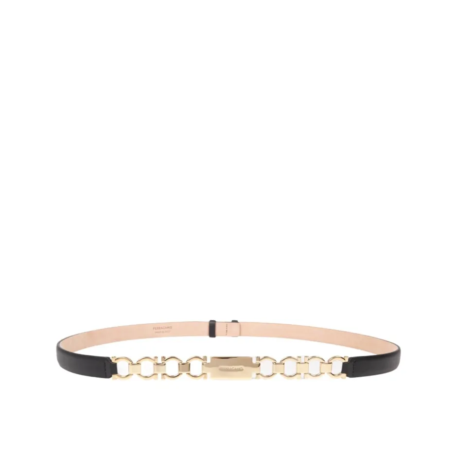New Læder Bijoux Bælte med Guldspænde Dame Bælter