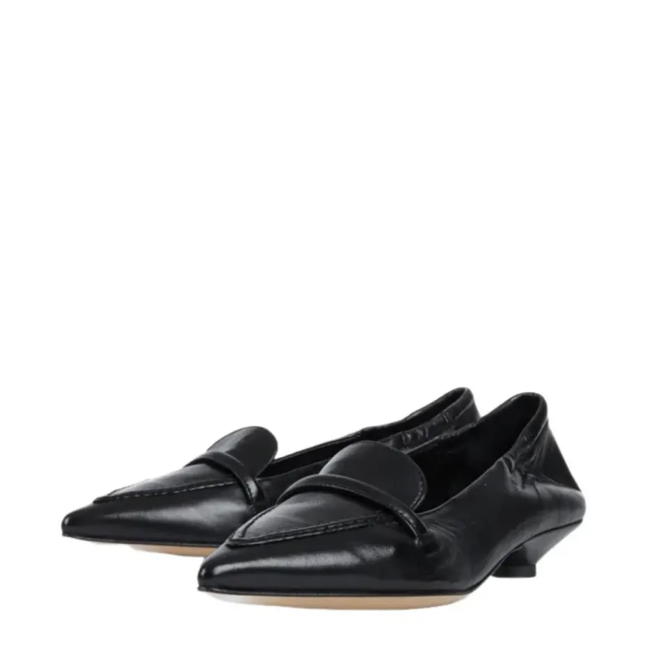 Outlet læder Decolleté sko Dame Pumps