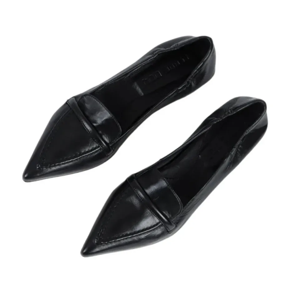 Outlet læder Decolleté sko Dame Pumps