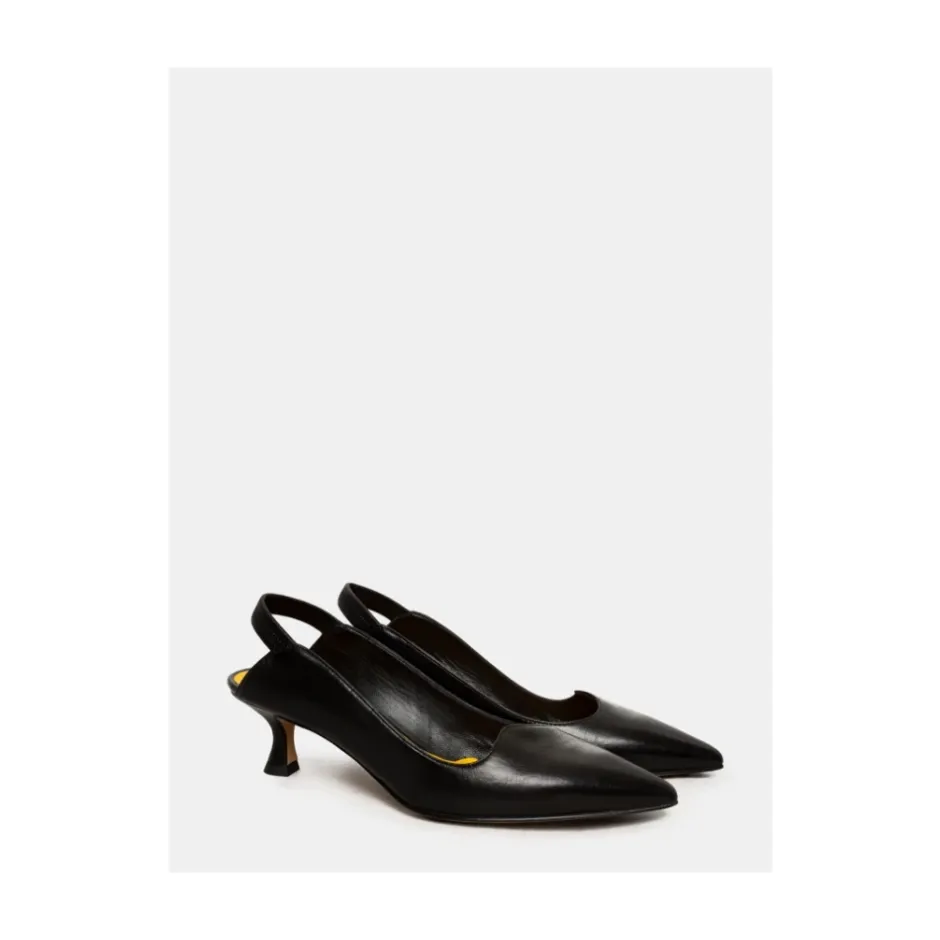 Hot læder slingback sandal Dame Pumps|Stiletter