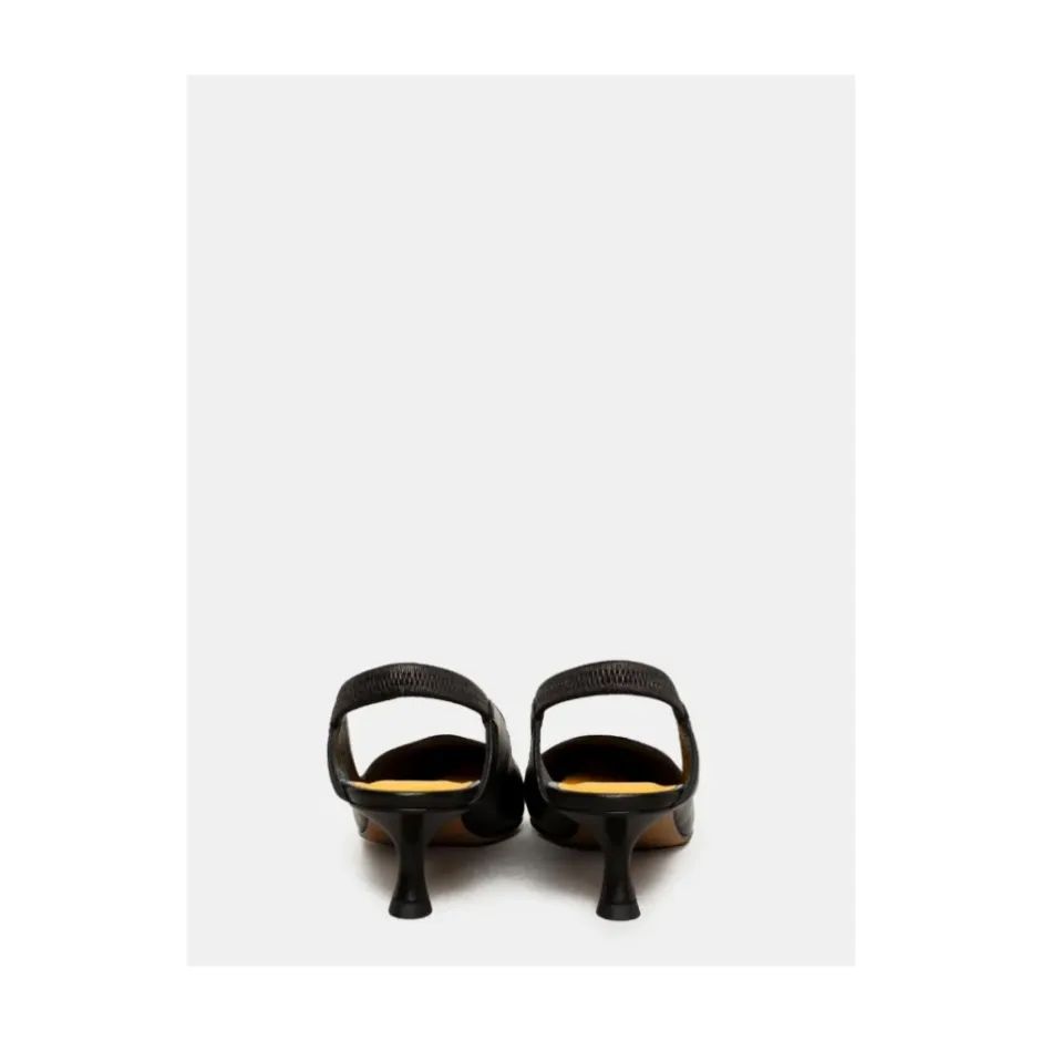 Hot læder slingback sandal Dame Pumps|Stiletter