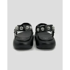 Sale Læder Studded Sandal Dame Sandaler