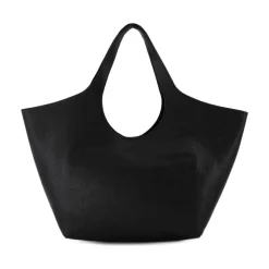 Best Læder Tote Bag - Flaplukning Dame Indkøbstasker