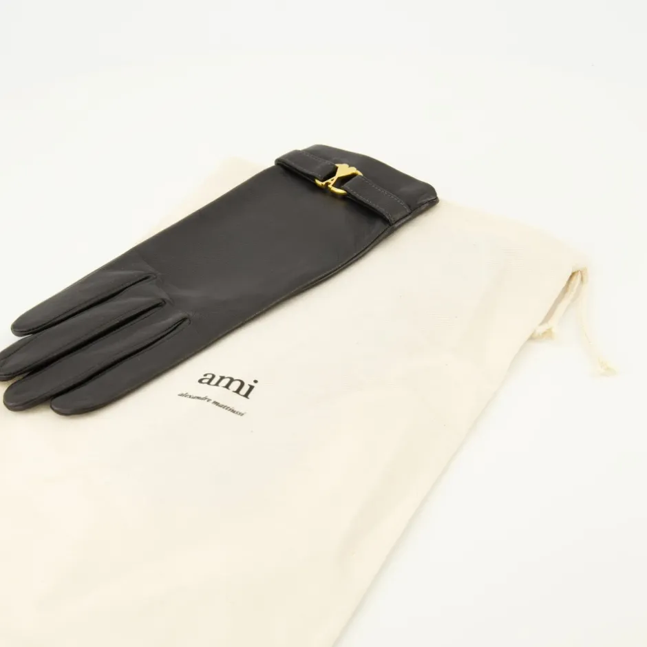Sale læderhjertehandsker Dame Handsker