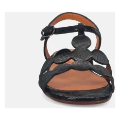 New læderhæle med spænde Dame Sandaler