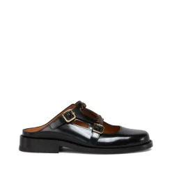 Hot lædersandaler Dame Loafers