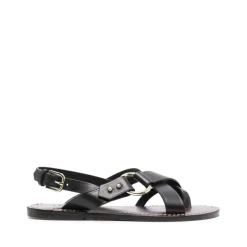 New Lædersandaler med Tåring Dame Sandaler
