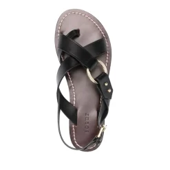 New Lædersandaler med Tåring Dame Sandaler