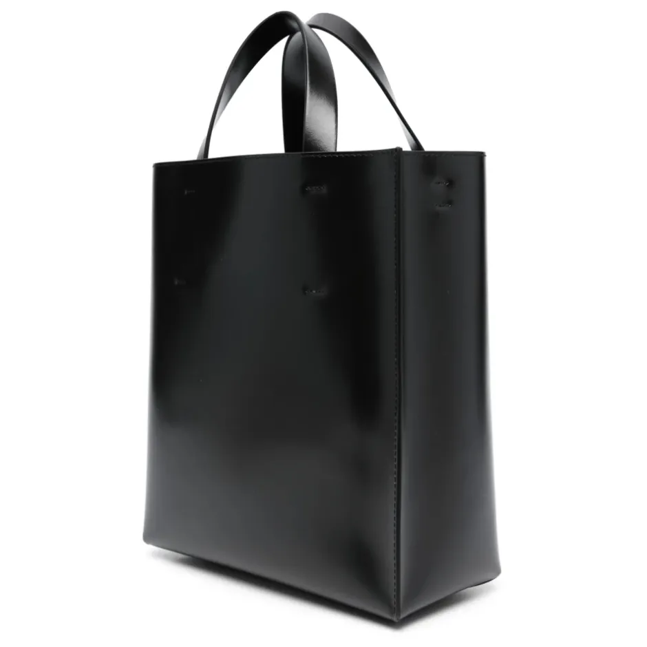 Sale lædertaske med logo Dame Håndtasker