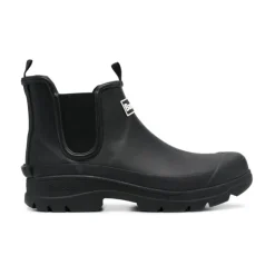 New Logo Patch Tyk Gummisål Chelsea Boots|Støvler