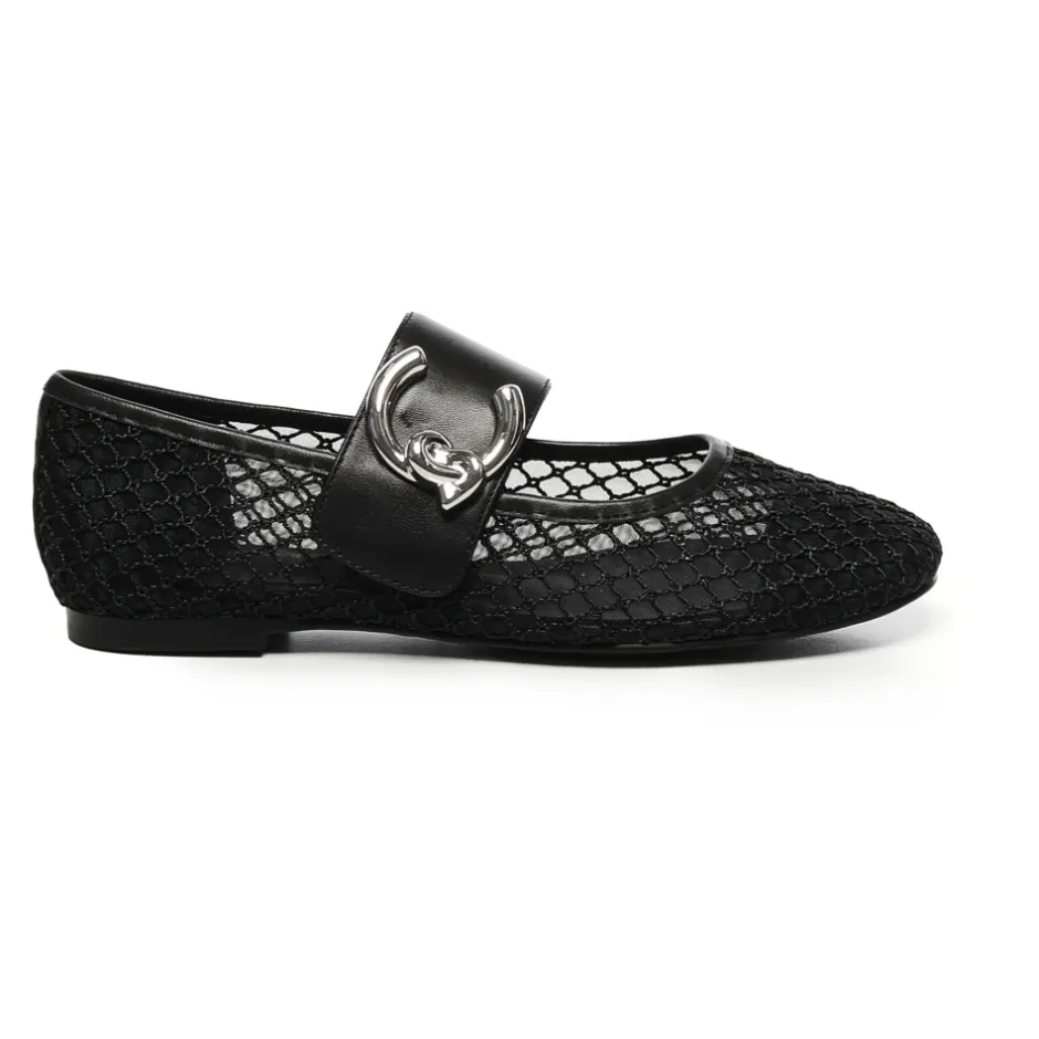 Best Mesh Flade Sko med Logo Dame Ballerina Sko