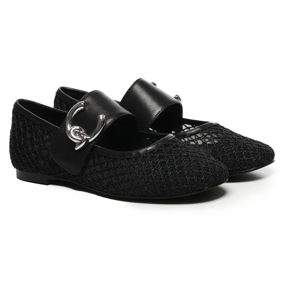 Best Mesh Flade Sko med Logo Dame Ballerina Sko