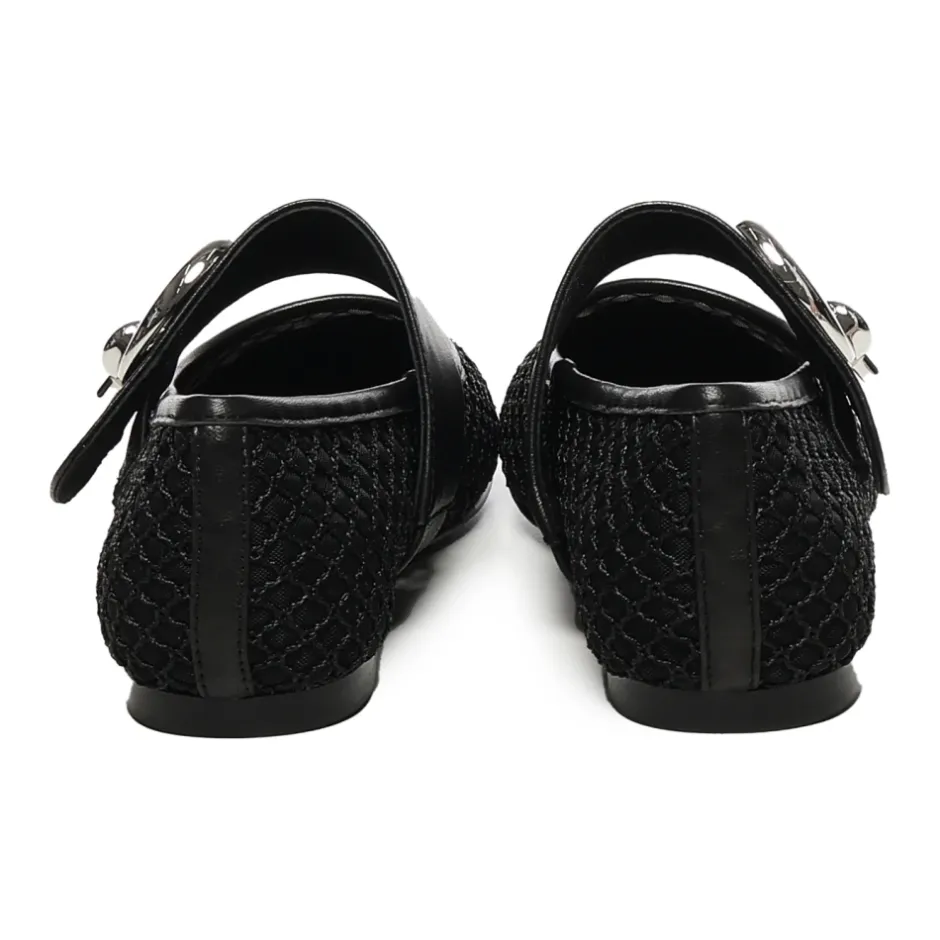 Best Mesh Flade Sko med Logo Dame Ballerina Sko