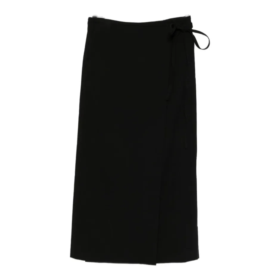 Outlet Midi Wrap Nederdel Dame Nederdele