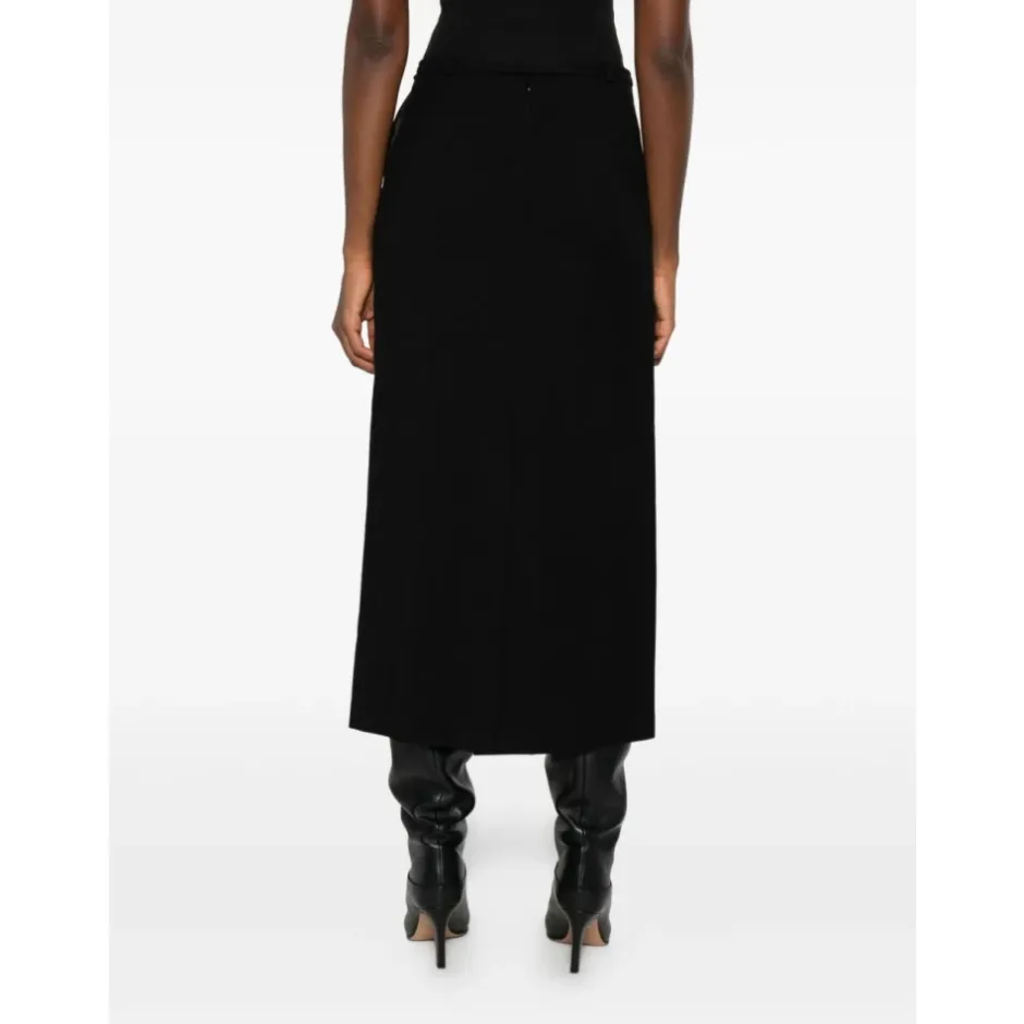Outlet Midi Wrap Nederdel Dame Nederdele