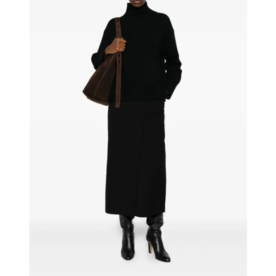 Outlet Midi Wrap Nederdel Dame Nederdele