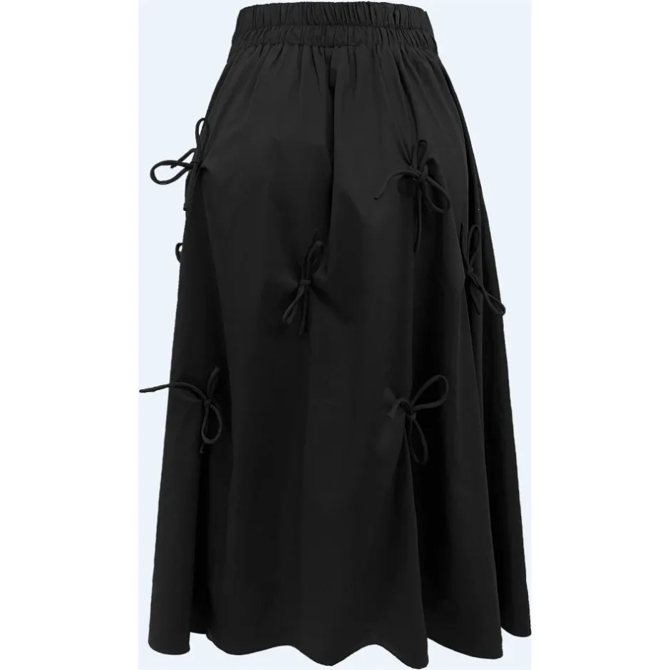 Sale Nederdel med Bue Detalje Dame Nederdele