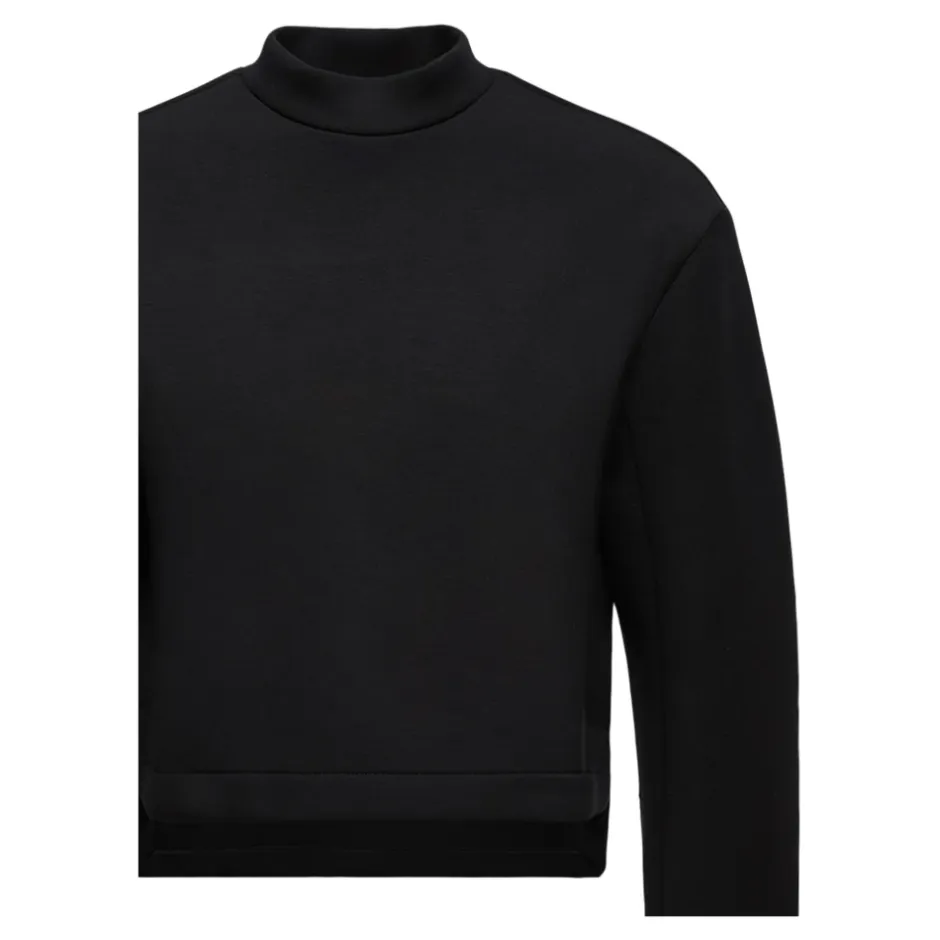 Best neopren sweater med logo patch Dame Sweatshirts