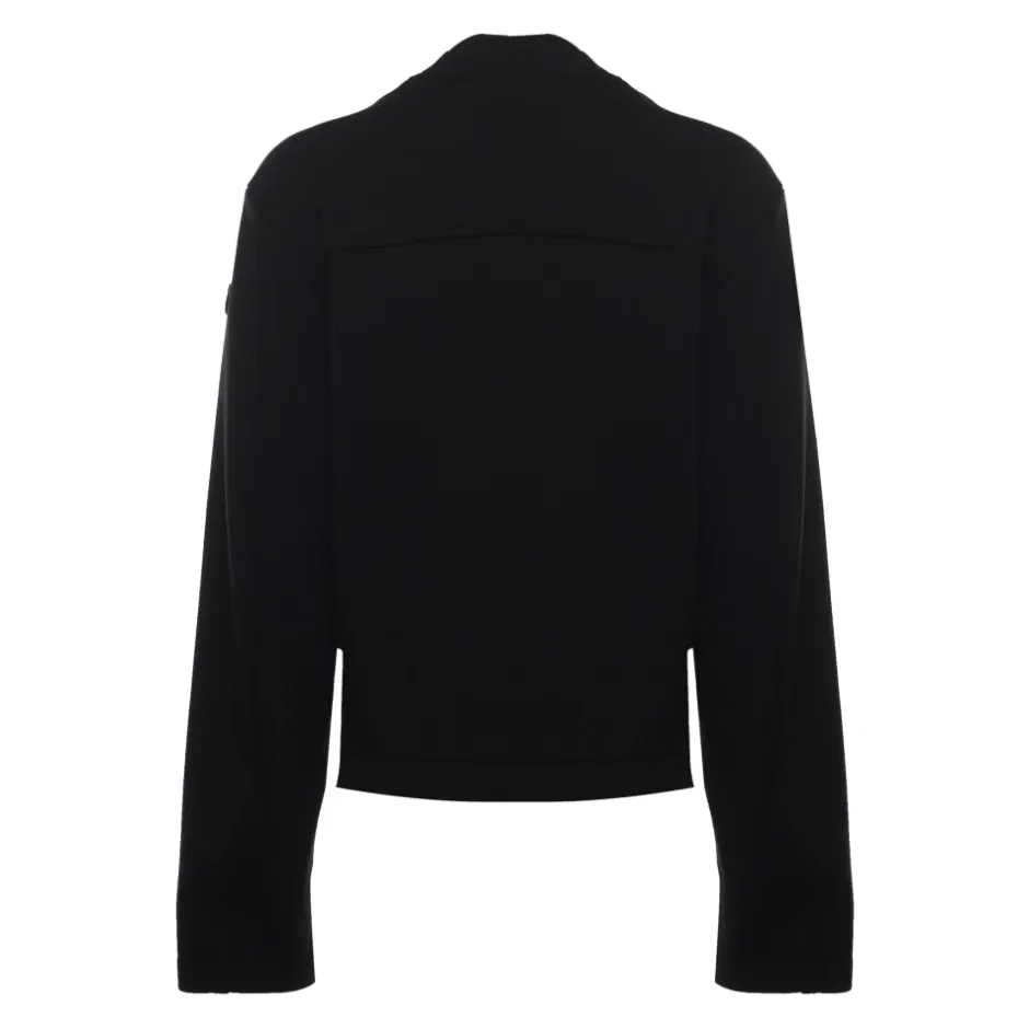 Best neopren sweater med logo patch Dame Sweatshirts