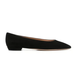 Hot Nubuck Ballerina Sko med Mandelformet Tå Dame Ballerina Sko