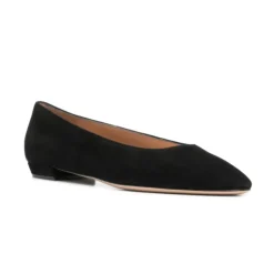 Hot Nubuck Ballerina Sko med Mandelformet Tå Dame Ballerina Sko