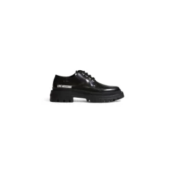 New Patent Læder LaceUp Oxford Sko Dame Snøresko