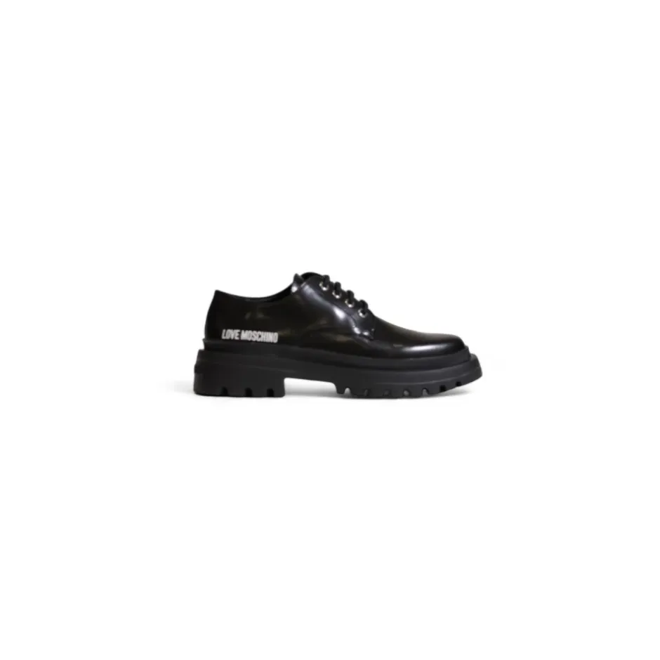New Patent Læder LaceUp Oxford Sko Dame Snøresko