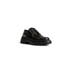 New Patent Læder LaceUp Oxford Sko Dame Snøresko
