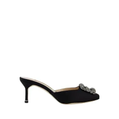 Outlet Satin Juvel Muldyr Dame Stiletter