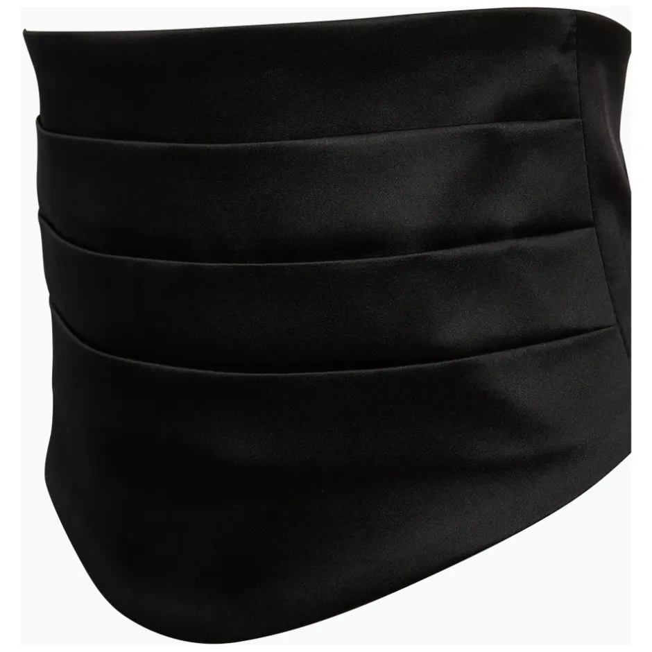 Satin Tuxedo Dame Bælter