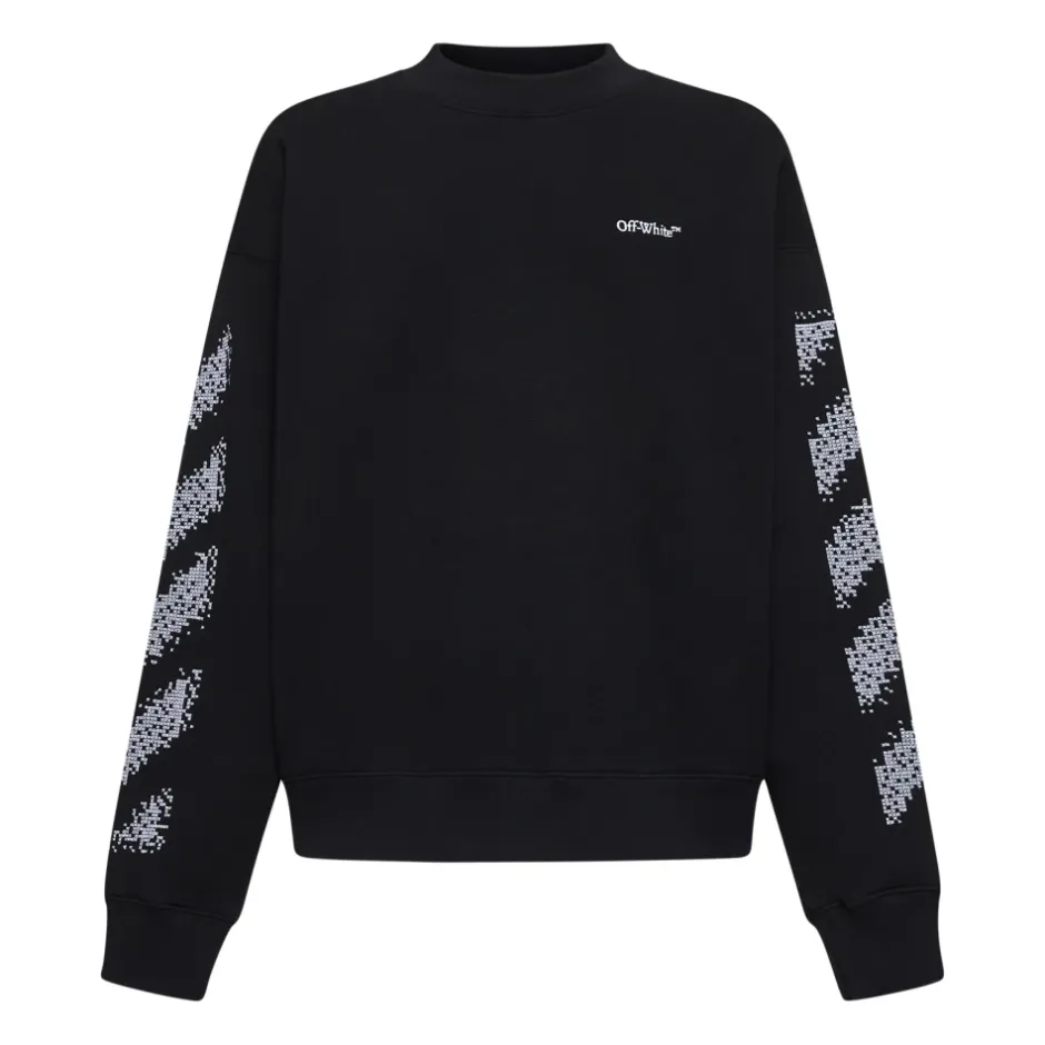 New Skater-Fit Sweatshirt med Pixel Diag Sweatshirts