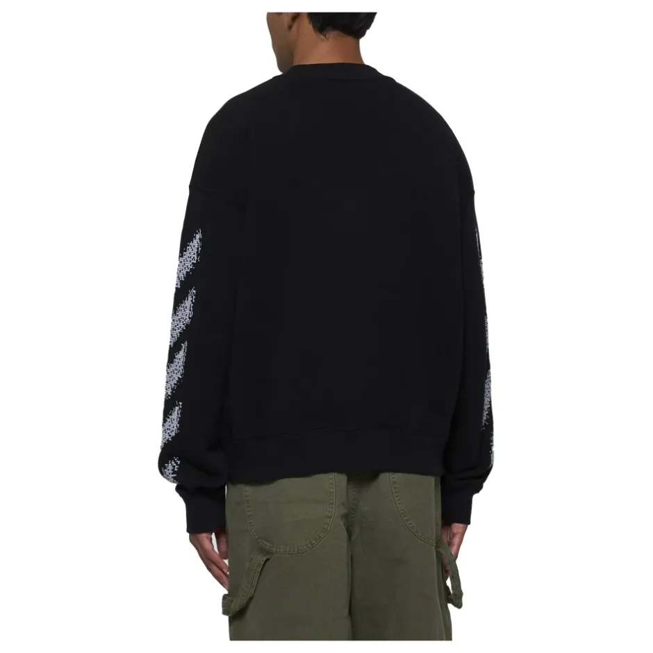 New Skater-Fit Sweatshirt med Pixel Diag Sweatshirts