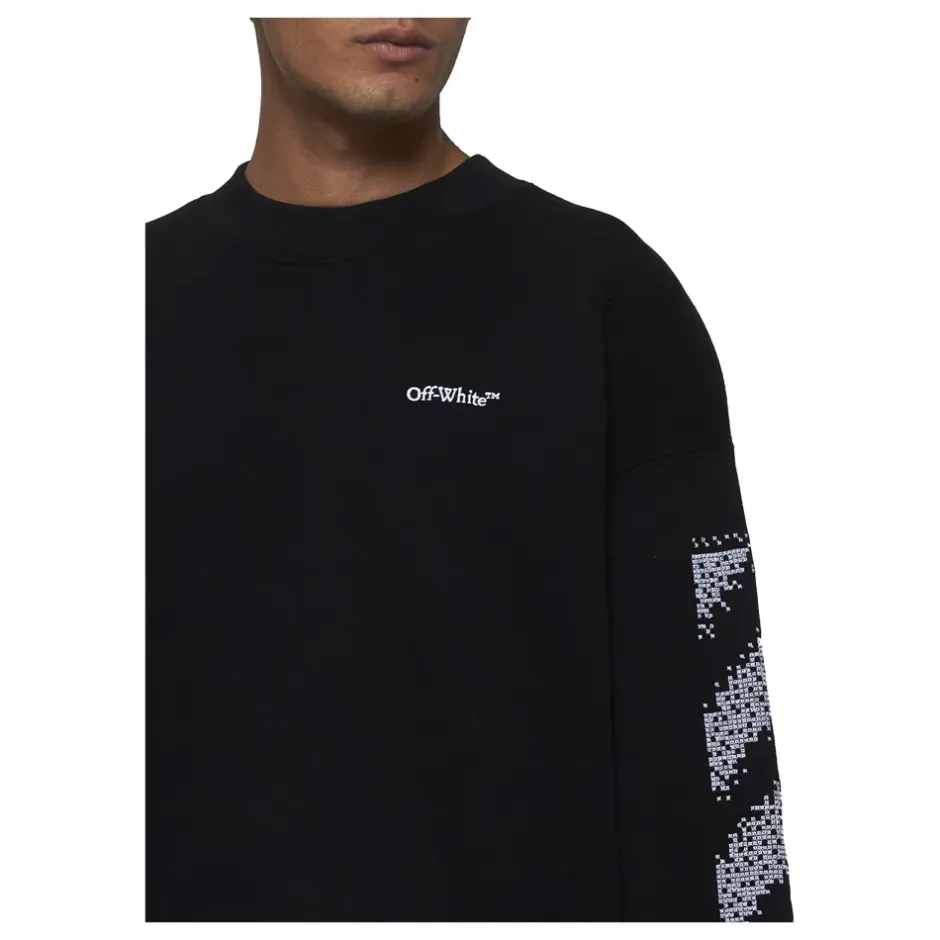 New Skater-Fit Sweatshirt med Pixel Diag Sweatshirts